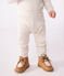 Leggings lisos de algodón para bebé beige MONTELIMAR CHINE