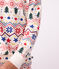 Pijama infantil de felpa con estampado de Navidad MILK/ MULTICO