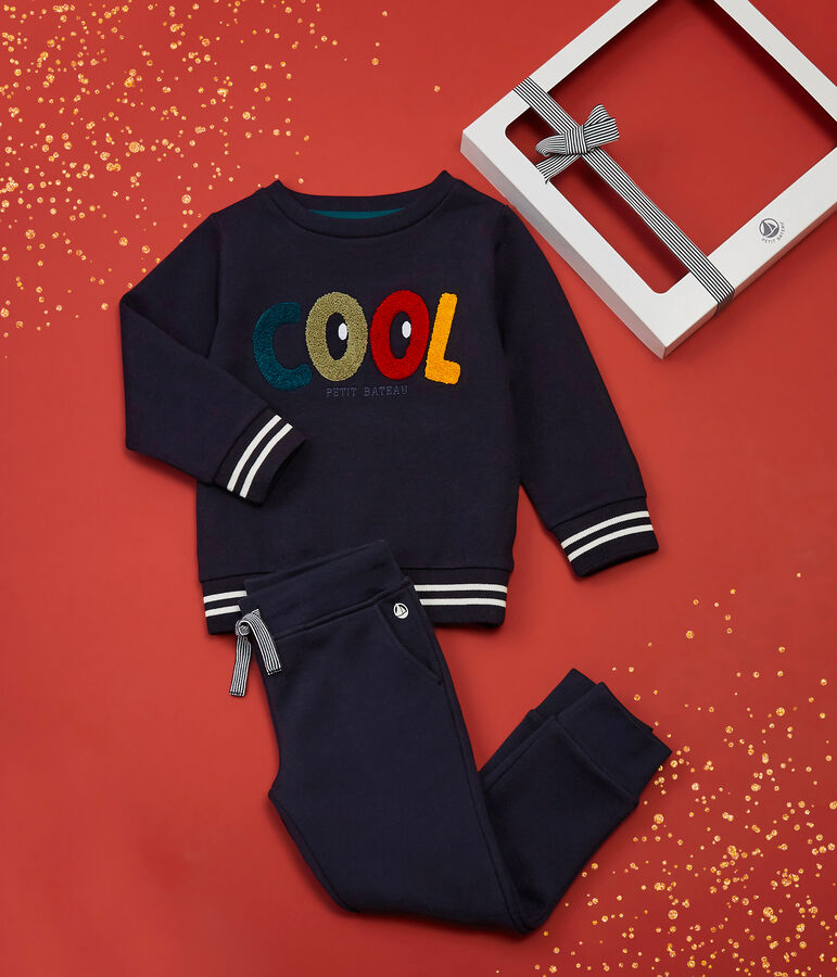 Estuche de regalo de sudadera y pantal&oacute;n de ch&aacute;ndal de ni&ntilde;o variante 1