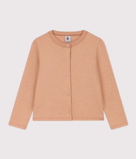 Cárdigan de algodón para niña beige VINTAGE