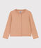 Cárdigan de algodón para niña beige VINTAGE