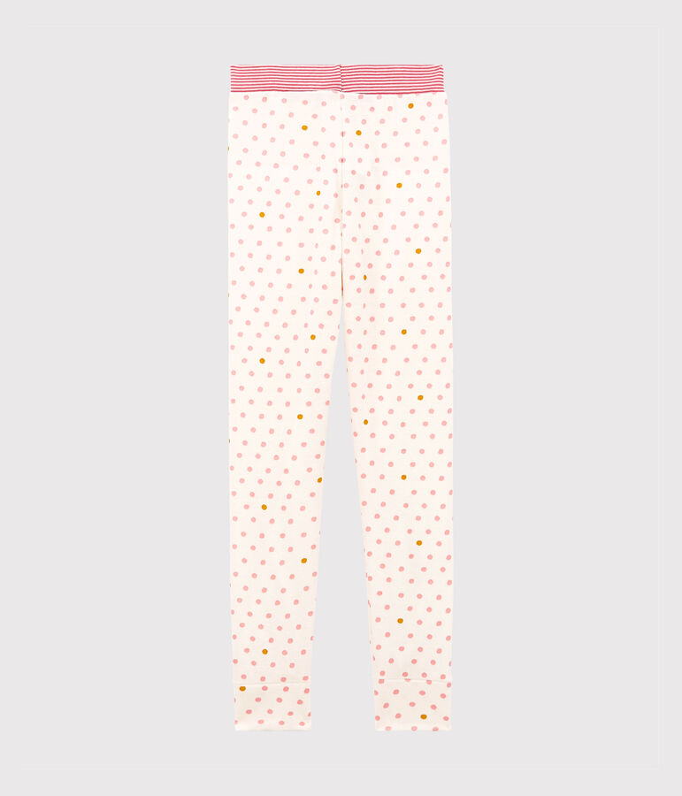 Pantal&oacute;n de pijama para ni&ntilde;a blanco/multicolor
