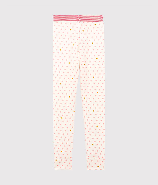 Pantalón de pijama para niña blanco MARSHMALLOW/blanco MULTICO
