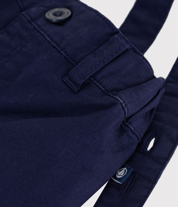 Shorts con tirantes de sarga para beb&eacute; SOIR