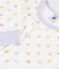 Pijama infantil de terciopelo con corazones blanco/multicolor
