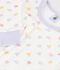 Pijama infantil de terciopelo con corazones blanco/multicolor