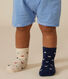 5 pares de calcetines de algodón con corazones para bebé