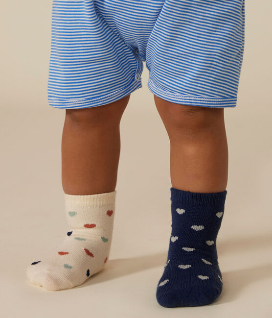 5 pares de calcetines de algodón con corazones para bebé variante 1