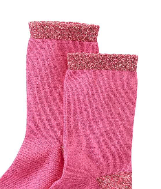 calcetines lisos para niña rosa PETUNIA