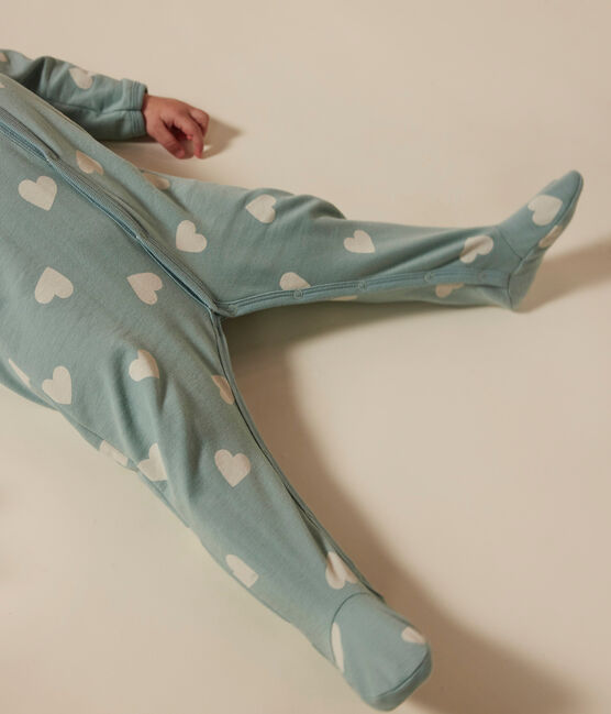 Pijama de felpa con corazones para bebé PAUL/ AVALANCHE