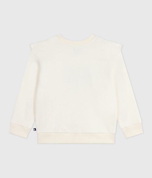 Sudadera infantil de algod&oacute;n con estampado MILK