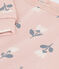Sudadera de felpa para niña rosa SALINE/blanco MULTICO