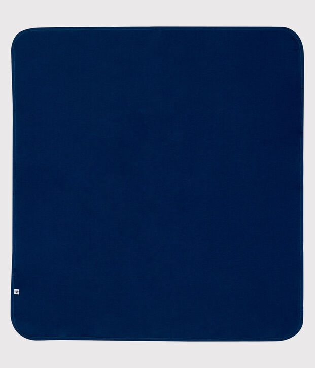 Mantita reflectante de punto de doble cara azul/blanco