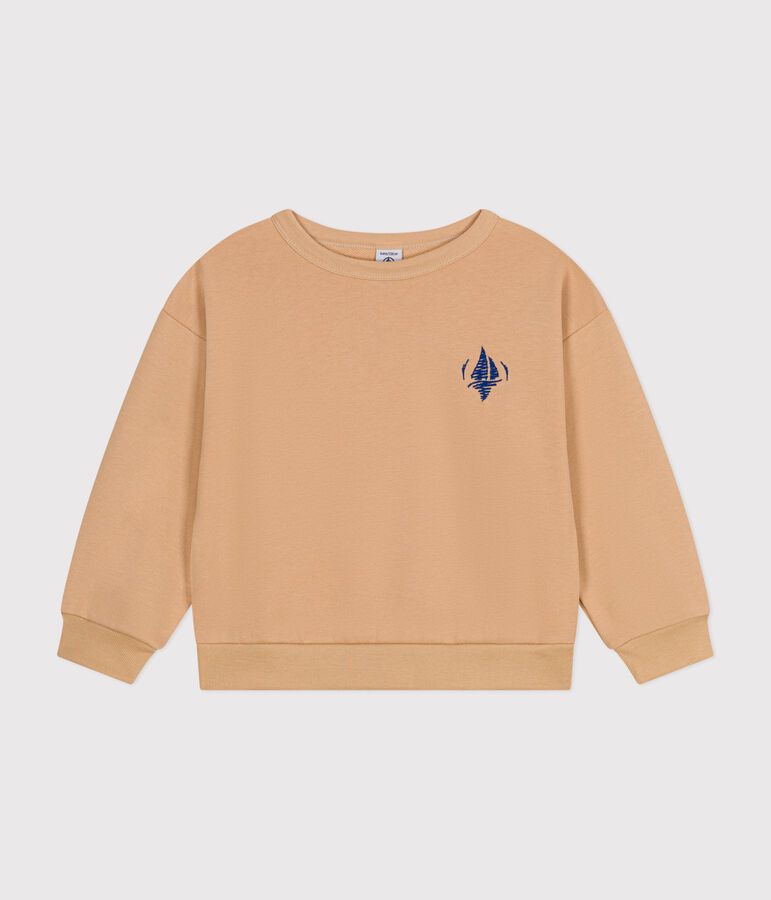 Sudadera de felpa para ni&ntilde;o/ni&ntilde;a beige TOURONE