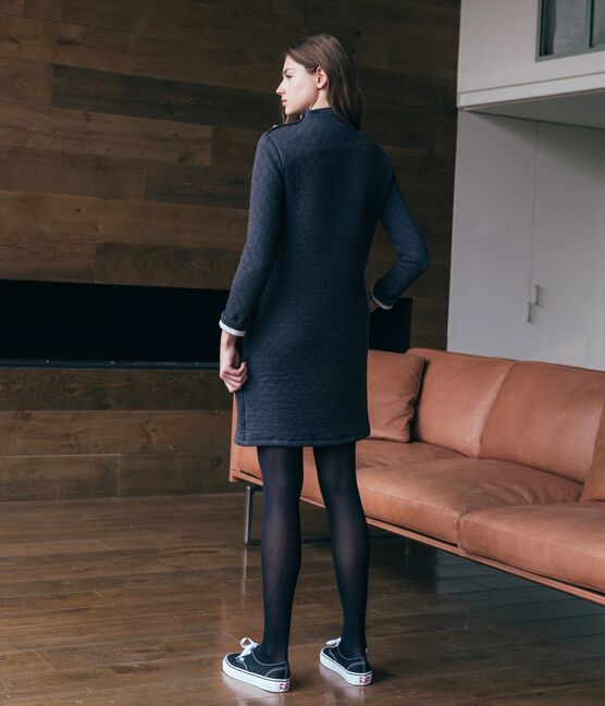 Vestido de túbico de manga larga para mujer gris CITY CHINE