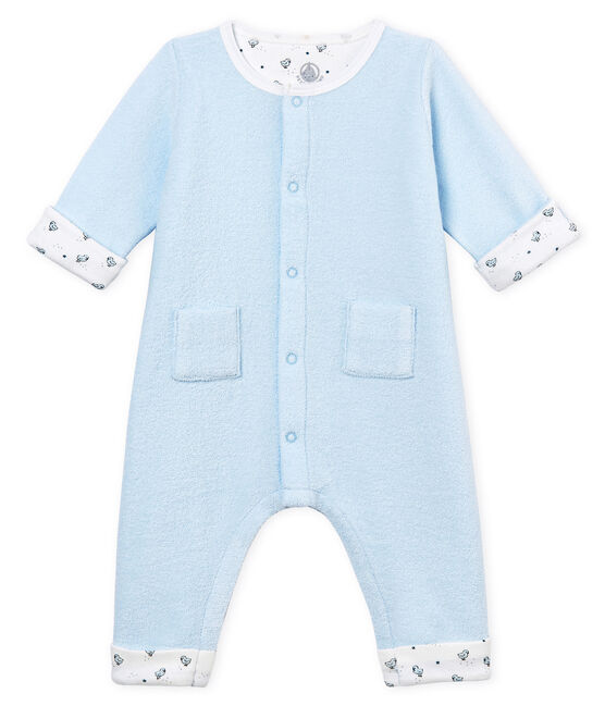 Combinación de bebé larga para niño azul FRAICHEUR