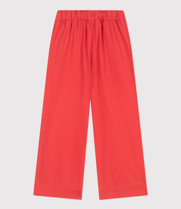 Pantal&oacute;n denim infantil rojo