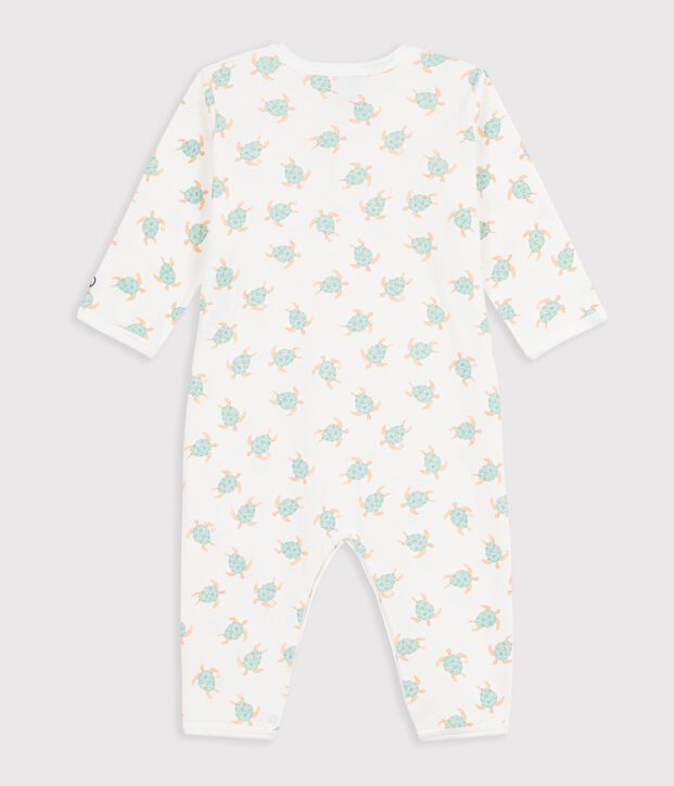 Dors bien sans pied en coton blanco/verde/multicolor