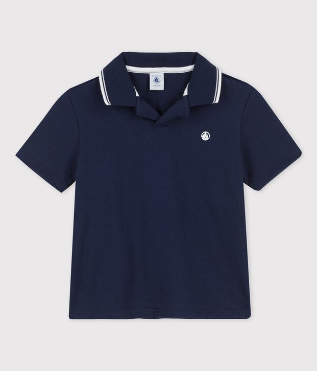 Polo de manga corta de punto de ni&ntilde;o SMOKING