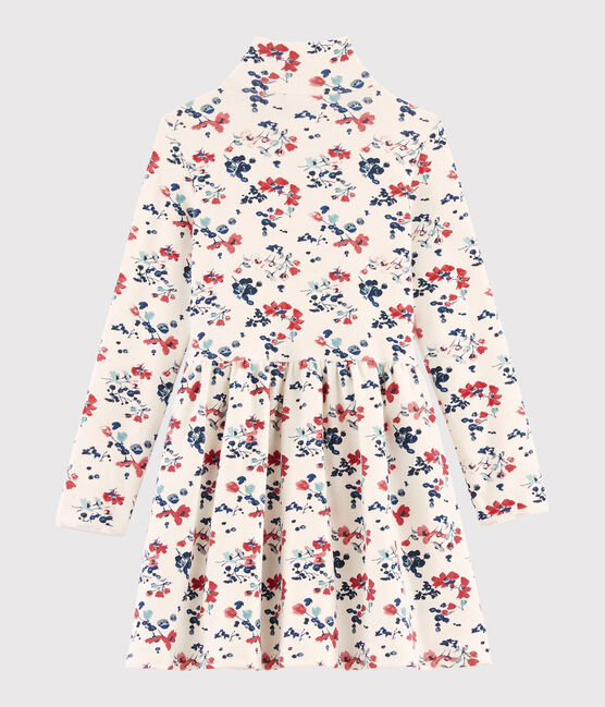 Vestido de manga larga para niña blanco MARSHMALLOW/blanco MULTICO