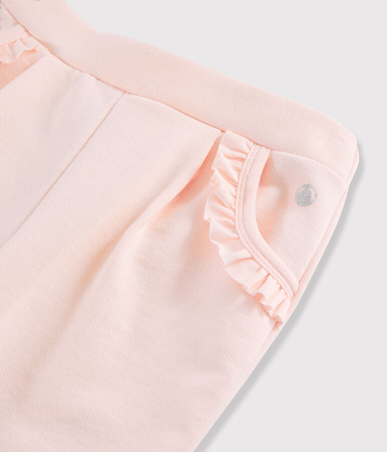 Pantal&oacute;n de jogging para ni&ntilde;a rosa