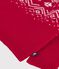 Jersey de lana y algod&oacute;n con estampados jacquard para beb&eacute; rojo/multicolor