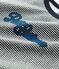 Camiseta de manga larga de tejido túbico de niño azul SMOKING/blanco MARSHMALLOW