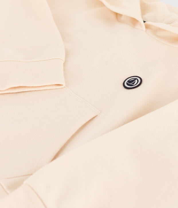 Sudadera con capucha para ni&ntilde;a / ni&ntilde;o crudo