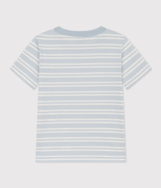 Camiseta de algodón a rayas para niño GOMME/ MARSHMALLOW