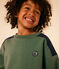 Sudadera de felpa para niño verde CROCO