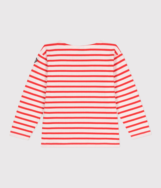 Marinera infantil unisex de algodón de manga larga rosa FLEUR/ SPICY