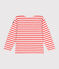 Marinera infantil unisex de algodón de manga larga rosa FLEUR/ SPICY
