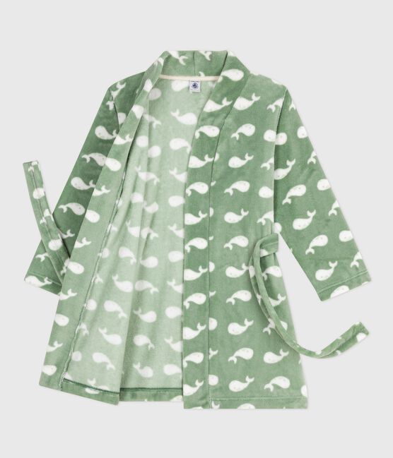 Bata polar infantil estampada SAULE/ MARSHMALLOW