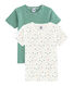 Par de camisetas manga corta para niño
