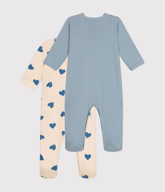 Juego de 2 pijamas de algodón para bebé variante 1