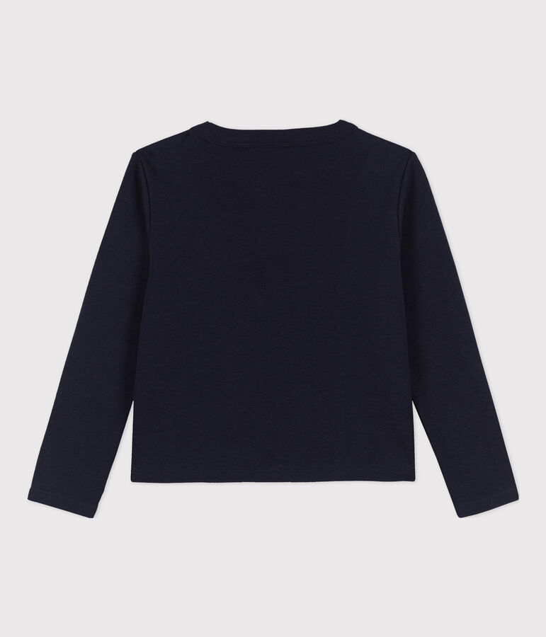 C&aacute;rdigan de algod&oacute;n para ni&ntilde;a azul