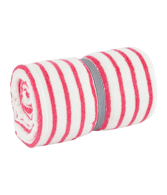 Toalla de playa peque/adulto rosa GEISHA