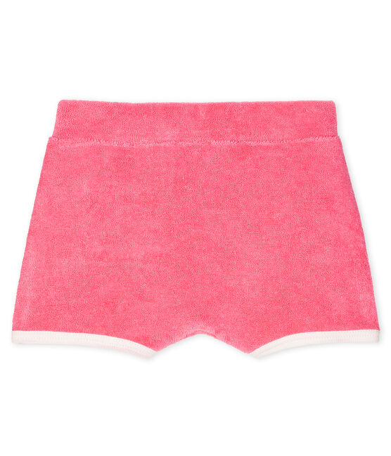 Pantalones cortos de esponja para bebé niña rosa CUPCAKE/blanco MARSHMALLOW
