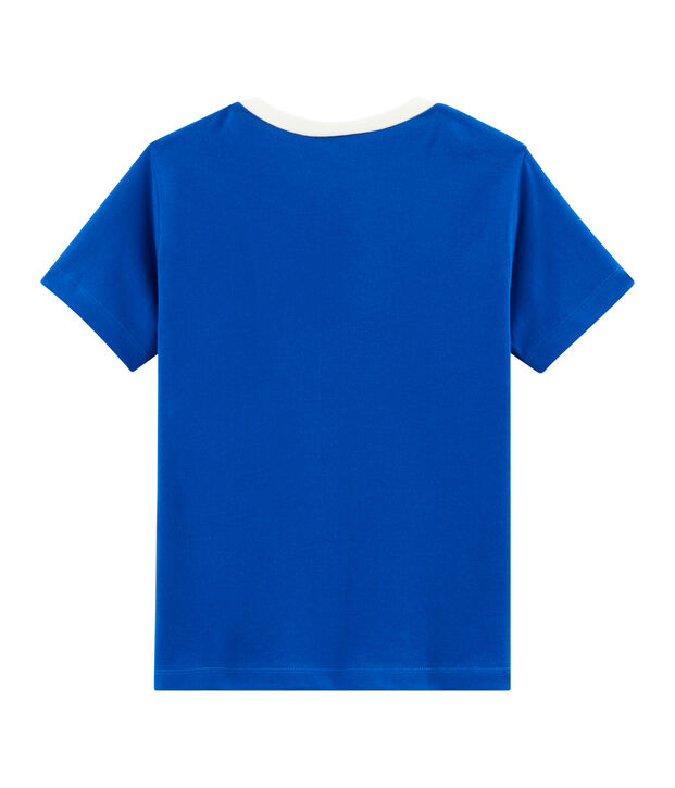 Camiseta de ni&ntilde;o azul