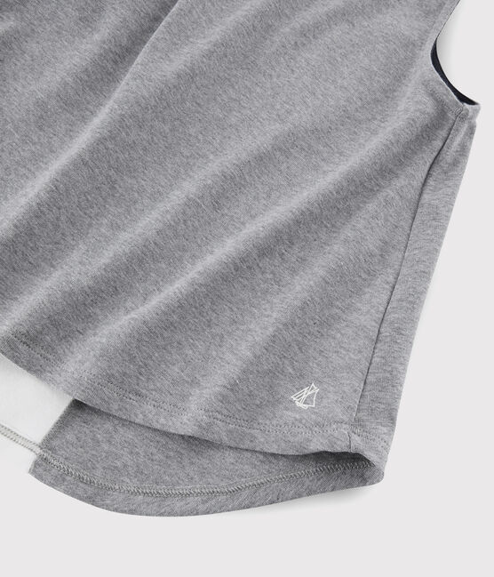 Camiseta de tirantes deportiva para niña gris SUBWAY CHINE