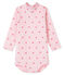 Body de manga larga con cuello redondo para bebé unisex rosa VIENNE/ CUPCAKE