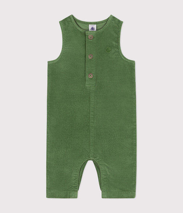 Mono de terciopelo para beb&eacute; verde