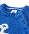 Jersey en jacquard bebé niño azul LIMOGES