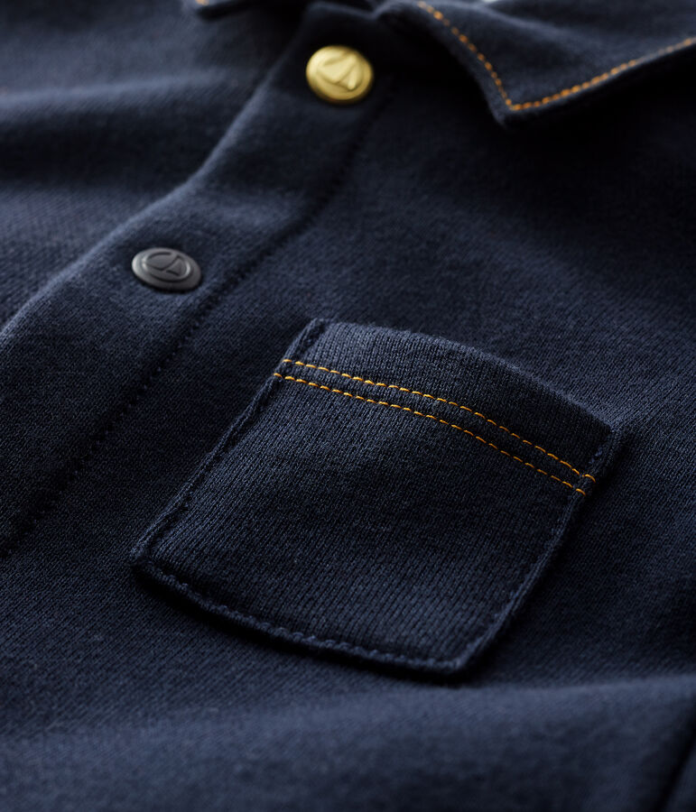 Buzo largo con para beb&eacute; ni&ntilde;o azul