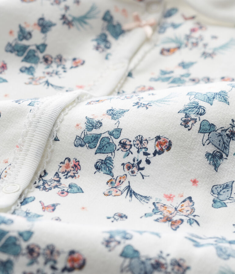 Pelele Para beb&eacute; de ni&ntilde;a blanco/multicolor