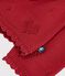 C&aacute;rdigan de algod&oacute;n con estampado de corazones para beb&eacute; rojo