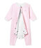 El Bodi pijama bebé mixto rosa VIENNE/blanco ECUME