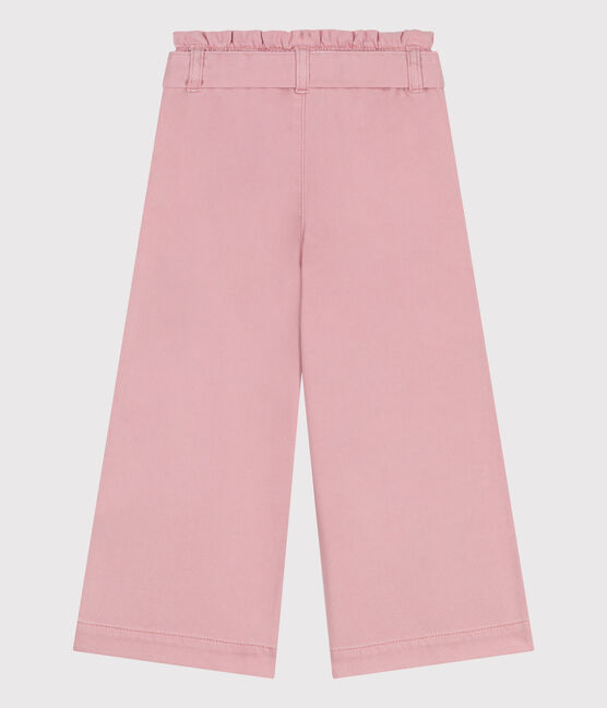 Pantalón infantil de mezcla de algodón y lyocell. rosa CHARME
