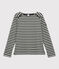 Camiseta de mujer gris ORAGE/blanco MARSHMALLOW