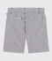 Bermudas de tela de algodón a rayas para niño azul MEDIEVAL/blanco MARSHMALLOW